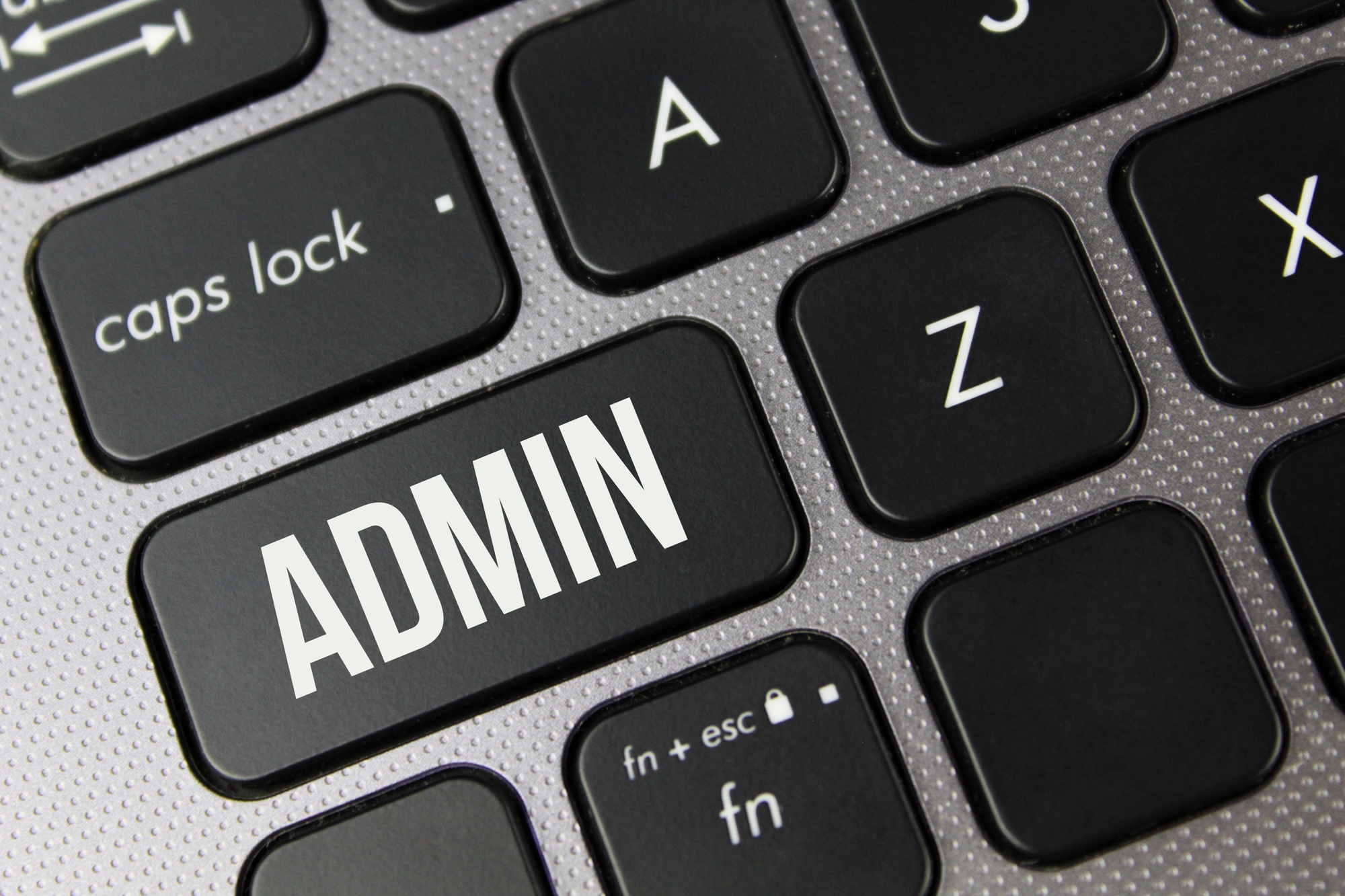 Computer keyboard with admin key