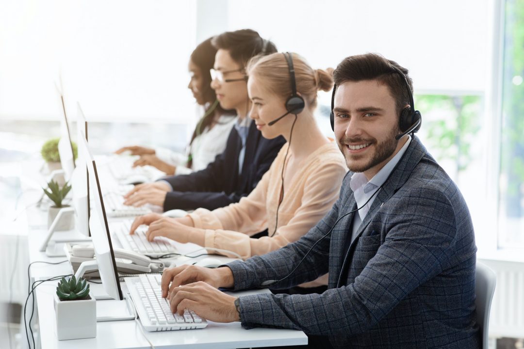 Professional team providing business support solutions with remote administrative assistance and customer service.